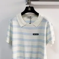 $100.00 USD MIU MIU T-Shirts Short Sleeved For Women #1439717