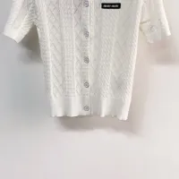 $98.00 USD MIU MIU T-Shirts Short Sleeved For Women #1439720