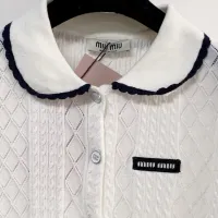 $98.00 USD MIU MIU T-Shirts Short Sleeved For Women #1439720