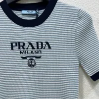 $98.00 USD Prada T-Shirts Short Sleeved For Women #1439723