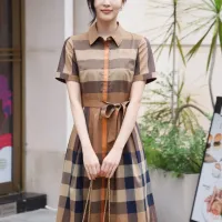 $85.00 USD Burberry Dresses Short Sleeved For Women #1440039