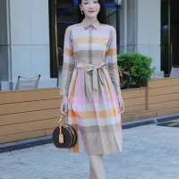 $85.00 USD Burberry Dresses Long Sleeved For Women #1440042