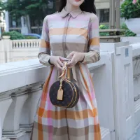 $85.00 USD Burberry Dresses Long Sleeved For Women #1440042