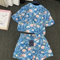 $100.00 USD Louis Vuitton LV Tracksuits Short Sleeved For Women #1440058
