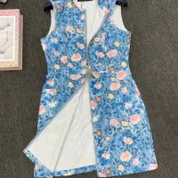 $76.00 USD Louis Vuitton LV Dresses Sleeveless For Women #1440065