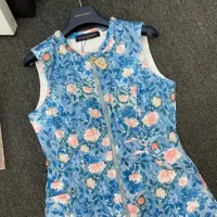 $76.00 USD Louis Vuitton LV Dresses Sleeveless For Women #1440065