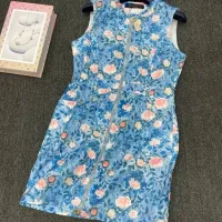 $76.00 USD Louis Vuitton LV Dresses Sleeveless For Women #1440065