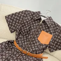 $82.00 USD Louis Vuitton LV Dresses Short Sleeved For Women #1440066