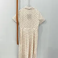 $82.00 USD Louis Vuitton LV Dresses Short Sleeved For Women #1440067