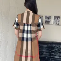 $85.00 USD Burberry Dresses Short Sleeved For Women #1440070