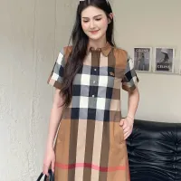 $85.00 USD Burberry Dresses Short Sleeved For Women #1440070