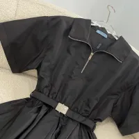 $96.00 USD Prada Dresses Short Sleeved For Women #1440076