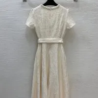 $135.00 USD Christian Dior Dresses Short Sleeved For Women #1440097