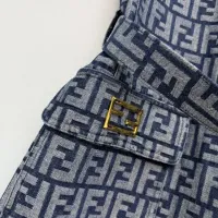 $130.00 USD Fendi Dresses Short Sleeved For Women #1440202