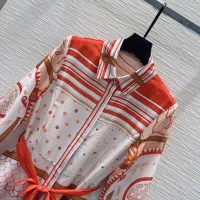 $88.00 USD Hermes Dresses Long Sleeved For Women #1440207