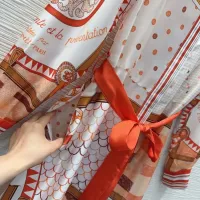 $88.00 USD Hermes Dresses Long Sleeved For Women #1440207
