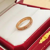 $34.00 USD Cartier Rings In Rose Gold For Women #1440609