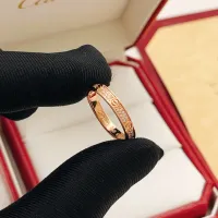 $34.00 USD Cartier Rings In Rose Gold For Women #1440609