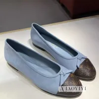 $102.00 USD Louis Vuitton Flat Shoes For Women #1441473