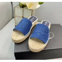 $80.00 USD Prada Slippers For Women #1441554