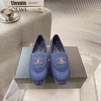 $92.00 USD Chanel Leather Shoes For Women #1441799