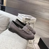 $92.00 USD Chanel Leather Shoes For Women #1441800