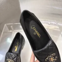$92.00 USD Chanel Leather Shoes For Women #1441801
