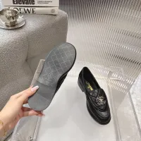 $92.00 USD Chanel Leather Shoes For Women #1441801