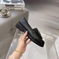 $92.00 USD Chanel Leather Shoes For Women #1441801