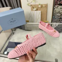 $122.00 USD Prada Flat Shoes For Women #1441821