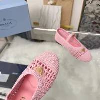 $122.00 USD Prada Flat Shoes For Women #1441821
