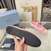 $122.00 USD Prada Flat Shoes For Women #1441821