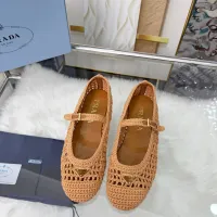 $122.00 USD Prada Flat Shoes For Women #1441822