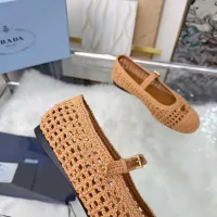 $122.00 USD Prada Flat Shoes For Women #1441822