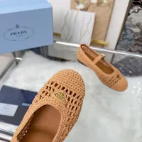 $122.00 USD Prada Flat Shoes For Women #1441822