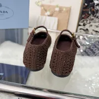 $122.00 USD Prada Flat Shoes For Women #1441823