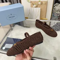 $122.00 USD Prada Flat Shoes For Women #1441823