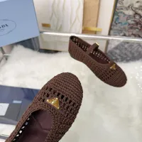 $122.00 USD Prada Flat Shoes For Women #1441823