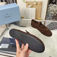 $122.00 USD Prada Flat Shoes For Women #1441823