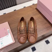 $92.00 USD MIU MIU Flat Shoes For Women #1441880