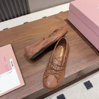 $92.00 USD MIU MIU Flat Shoes For Women #1441880