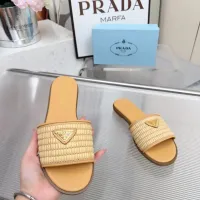 $92.00 USD Prada Slippers For Women #1442062