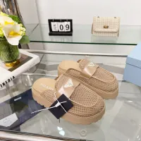 $85.00 USD Prada Slippers For Women #1442325