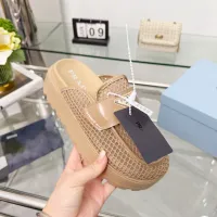 $85.00 USD Prada Slippers For Women #1442325