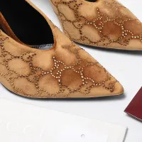 $125.00 USD Gucci High-Heeled Shoes For Women #1442382