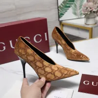 $125.00 USD Gucci High-Heeled Shoes For Women #1442382
