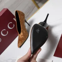 $125.00 USD Gucci High-Heeled Shoes For Women #1442382