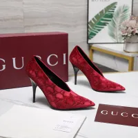 $125.00 USD Gucci High-Heeled Shoes For Women #1442383