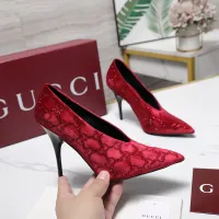 $125.00 USD Gucci High-Heeled Shoes For Women #1442383