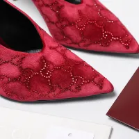 $125.00 USD Gucci High-Heeled Shoes For Women #1442383